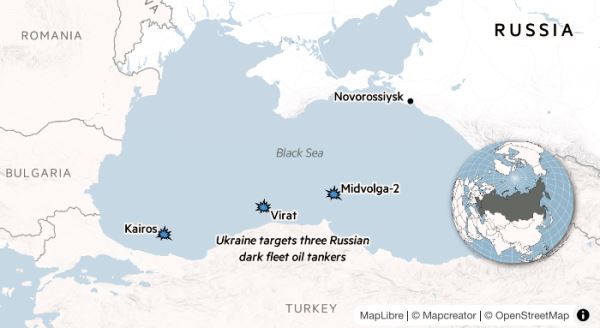 Страхование судов подорожало в два раза из-за украинских атак в Черном море